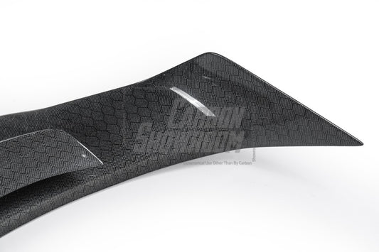 Tesla Model Y Juniper 2026-ON with Aftermarket Parts - V1 Rear Spoiler Carbon Fiber / FRP