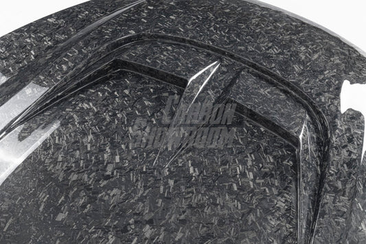 Tesla Model 3 Performance Long Range Standard Base 2017 2018 2019 2020 2021 2022 2023 with Aftermarket Parts - "Hacker" V2 Hood Bonnet Carbon Fiber / FRP from Robot Craftsman