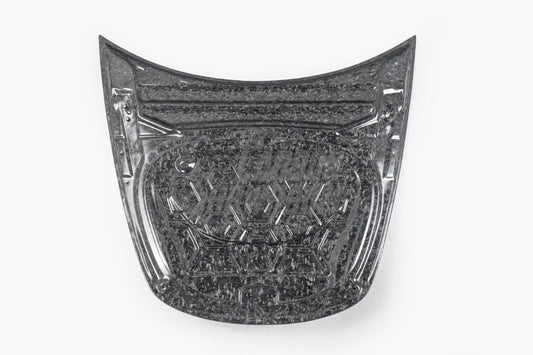 Tesla Model 3 Performance Long Range Standard Base 2017 2018 2019 2020 2021 2022 2023 with Aftermarket Parts - "Hacker" V2 Hood Bonnet Carbon Fiber / FRP from Robot Craftsman