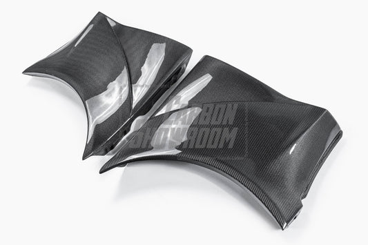 Toyota Supra MK5 A90 A91 3.0 2.0 2020 2021 2022 2023 2024 with Aftermarket Parts - Hyperion Narrow Body Flying Buttresses & Rear Bumper Valances Carbon Fiber / FRP from Robot Craftsman