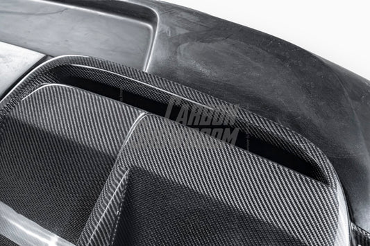Toyota Supra MK5 A90 A91 3.0 2.0 2020 2021 2022 2023 2024 with Aftermarket Parts - Hyperion Narrow Body Rear Bumper & Diffuser Carbon Fiber / FRP from Robot Craftsman