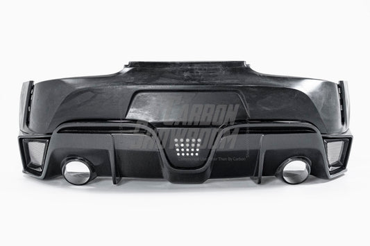 Toyota Supra MK5 A90 A91 3.0 2.0 2020 2021 2022 2023 2024 with Aftermarket Parts - Hyperion Narrow Body Rear Bumper & Diffuser Carbon Fiber / FRP from Robot Craftsman
