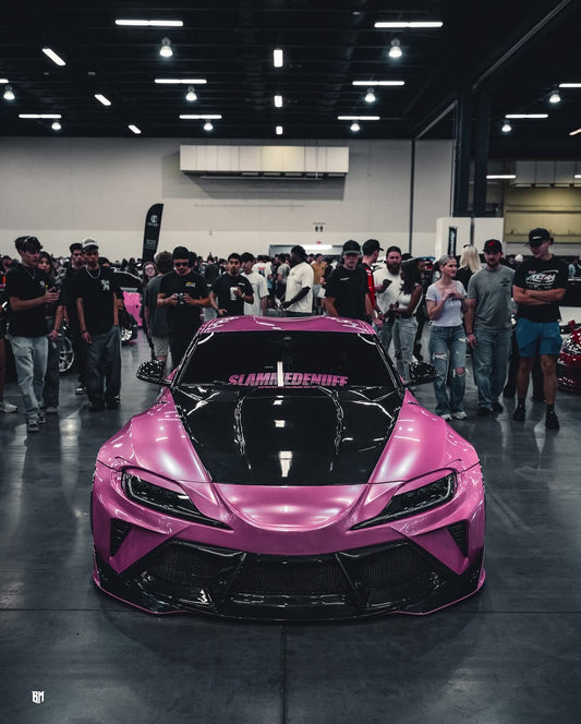 Toyota Supra MK5 A90 A91 3.0 2.0 2020 2021 2022 2023 2024 with Aftermarket Parts - Hyperion Widebody Hood Bonnet Carbon Fiber / FRP from Robot Craftsman