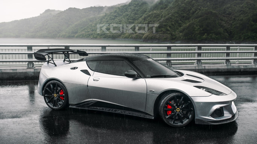 Lotus Evora 2018 2019 2020 2021 with Aftermarket Parts - Side Skirts Carbon Fiber / FRP from Robot Craftsman