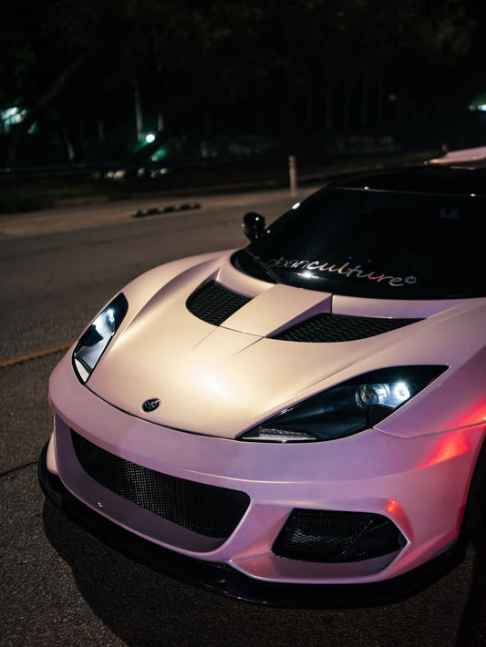 Lotus Evora 2018 2019 2020 2021 with Aftermarket Parts - Front Bumper & Lip  Carbon Fiber / FRP from Robot Craftsman