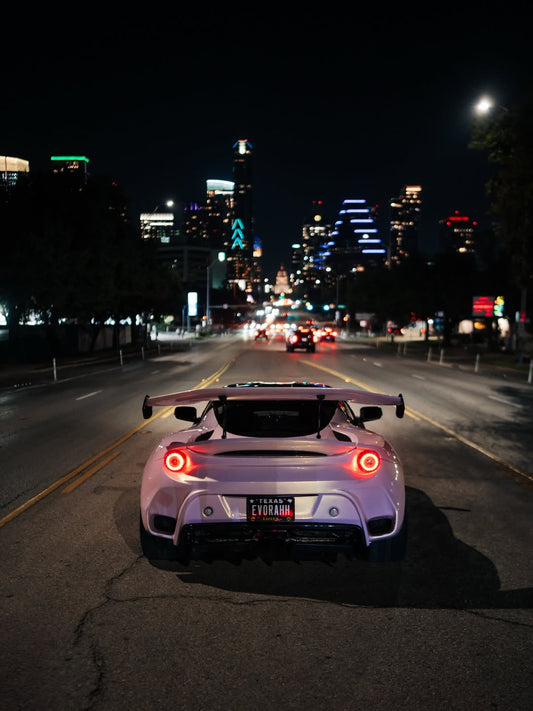 Lotus Evora 2018 2019 2020 2021 with Aftermarket Parts - Front Bumper & Lip  Carbon Fiber / FRP from Robot Craftsman