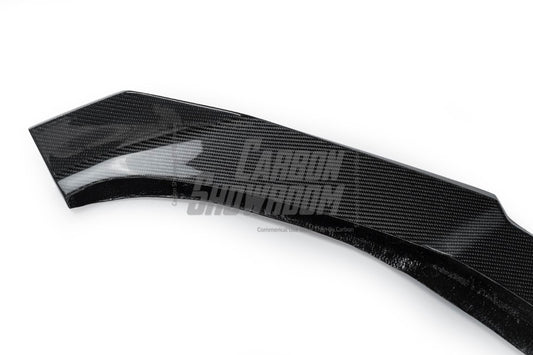 Cadillac CT5 CT5-V Sport Premium Luxury Base 2020 2021 2022 2023 2024 with Aftermarket Parts - "PRISM" Front Bumper & Front Lip Carbon Fiber / FRP from Robot Craftsman