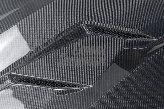 Cadillac CT5 CT5-V Blackwing Sport Premium Luxury Base 2020 2021 2022 2023 2024 with Aftermarket Parts - "PRISM" Hood Bonnet Carbon Fiber / FRP from Robot Craftsman
