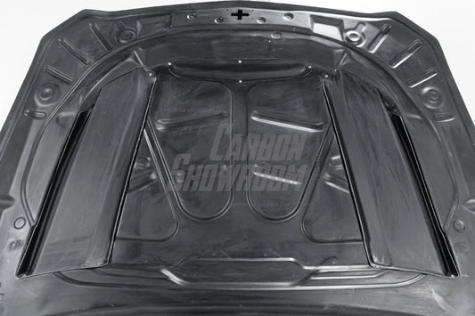 Cadillac CT5 CT5-V Blackwing Sport Premium Luxury Base 2020 2021 2022 2023 2024 with Aftermarket Parts - "PRISM" Hood Bonnet Carbon Fiber / FRP from Robot Craftsman