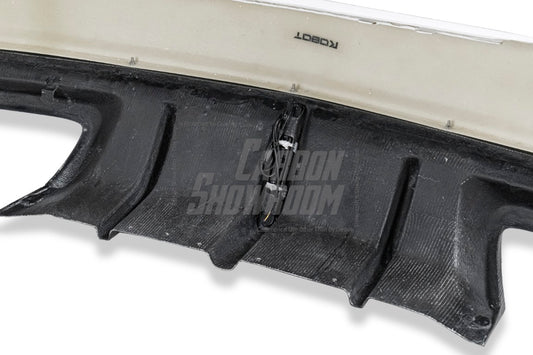 Cadillac CT5 CT5-V Blackwing Sport Premium Luxury Base 2020 2021 2022 2023 2024 with Aftermarket Parts - "PRISM" Rear Bumper & Diffuser Carbon Fiber / FRP from Robot Craftsman