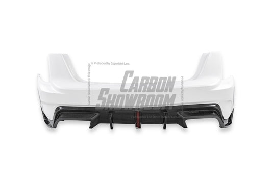 Cadillac CT5 CT5-V Blackwing Sport Premium Luxury Base 2020 2021 2022 2023 2024 with Aftermarket Parts - "PRISM" Rear Bumper & Diffuser Carbon Fiber / FRP from Robot Craftsman