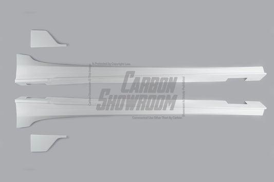 Cadillac CT5 CT5-V Sport Premium Luxury Base 2020 2021 2022 2023 2024 with Aftermarket Parts - PRISM Side Skirts Carbon Fiber / FRP from Robot Craftsman