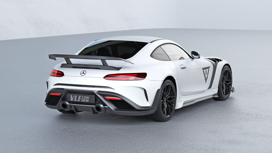 Robot Craftsman Paragon Rear Bumper & Diffuser for Mercedes Benz AMG GT/GTS C190 Carbon Fiber/FRP