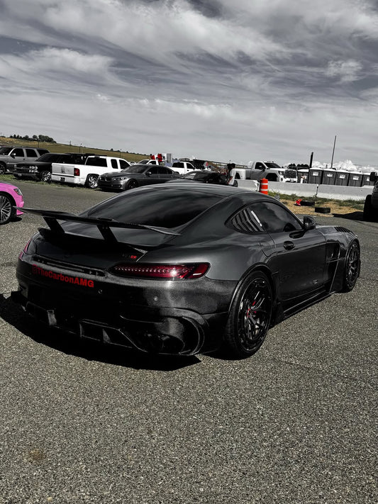 Mercedes Benz AMG GT/GTS/GTC/GTR C190 (fits both Pre-facelift & facelift) 2015 2016 2017 2018 2019 2020 2021 with Aftermarket Parts - Paragon Rear Wing Carbon Fiber / FRP from Robot Craftsman
Mercedes Benz AMG GT/GTS/GTC/GTR C190 (fits both Pre-facelift & facelift) 2015 2016 2017 2018 2019 2020 2021 with Aftermarket Parts - Paragon Rear Wing Carbon Fiber / FRP from Robot Craftsman