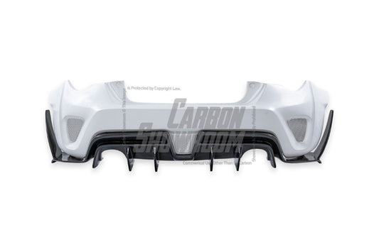 Toyota GT86 86 TRD GT SE Base ZN6 2017 2018 2019 2020 & Scion FR-S FRS ZN6 2013 2014 2015 2016 & BRZ TS Limited Premium ZN6 2013 2014 2015 2016 2017 2018 2019 2020 (compatible with ROBOT widebody kit) with Aftermarket Parts - Rear Bumper & Diffuser Carbon Fiber / FRP from Robot Craftsman