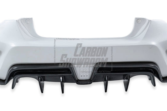 Toyota GT86 86 TRD GT SE Base ZN6 2017 2018 2019 2020 & Scion FR-S FRS ZN6 2013 2014 2015 2016 & BRZ TS Limited Premium ZN6 2013 2014 2015 2016 2017 2018 2019 2020 (compatible with ROBOT widebody kit) with Aftermarket Parts - Rear Bumper & Diffuser Carbon Fiber / FRP from Robot Craftsman