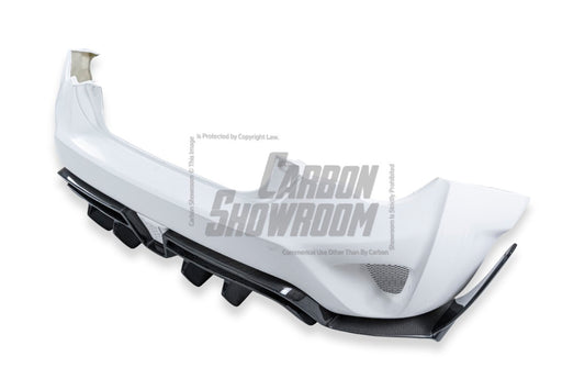 Toyota GT86 86 TRD GT SE Base ZN6 2017 2018 2019 2020 & Scion FR-S FRS ZN6 2013 2014 2015 2016 & BRZ TS Limited Premium ZN6 2013 2014 2015 2016 2017 2018 2019 2020 (compatible with ROBOT widebody kit) with Aftermarket Parts - Rear Bumper & Diffuser Carbon Fiber / FRP from Robot Craftsman