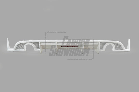 Volkswagen Golf R GTI Base MK7.5 2018 2019 2020 2021 (also suitable for Golf R and base Golf with exhaust conversion) with Aftermarket Parts - Rear Diffuser Carbon Fiber / FRP from Robot Craftsman