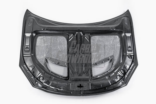 Subaru BRZ ZD8 2022-ON & Toyota GR86 ZN8 2022-ON with Robot Craftsman's Aftermarket Parts -  "SHINING" V2 Hood Bonnet Carbon Fiber / FRP