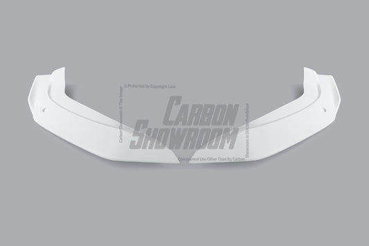 Tesla Model Y Performance AWD Long Range RWD Standard 2020 2021 2023 2024 with Aftermarket Parts - "STARSHIP" Stage 1 Corner Lip (2 pcs) & Stage 2 Corner Lip (4 pcs) & Front Bumper Carbon Fiber from Robot Craftsman
