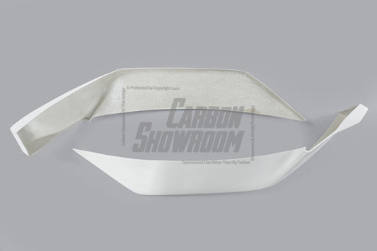 Tesla Model Y Performance AWD Long Range RWD Standard 2020 2021 2023 2024 with Aftermarket Parts - "STARSHIP" Stage 1 Corner Lip (2 pcs) & Stage 2 Corner Lip (4 pcs) & Front Bumper Carbon Fiber from Robot Craftsman