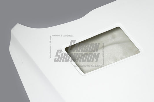 Ford Mustang Ecoboost V6 GT March1 Bullitt S550.2 2018 2019 2020 2021 2022 2023 with Aftermarket Parts - STORM Hood Bonnet Carbon Fiber / FRP from Robot Craftsman