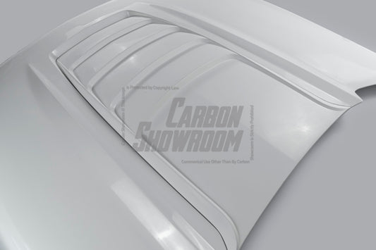 Ford Mustang Ecoboost V6 GT S550.1 2015 2016 2017 with Aftermarket Parts - STORM Hood Bonnet Carbon Fiber / FRP from Robot Craftsman