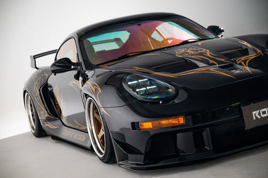 Porsche 987.1 Cayman & Boxster Base / S 2005 2006 2007 2008 & 987.2 Cayman & Boxster Base / S / R 2009 2010 2011 2012 with Aftermarket Parts - TITANISM STUKA Full Kit Carbon Fiber / FRP from Robot Craftsman