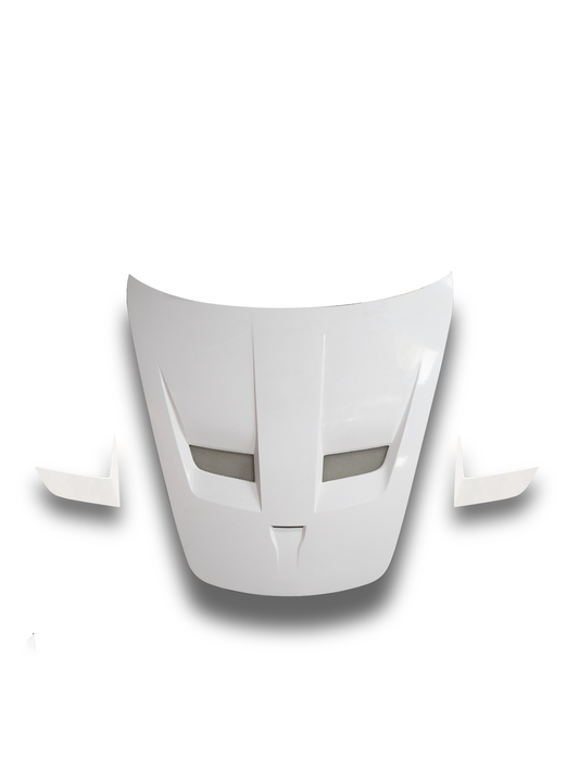 Porsche 987.1 Cayman & Boxster Base / S 2005 2006 2007 2008 & 987.2 Boxster Base / S / R 2009 2010 2011 2012 & 997.1 911 Carrera/S/4S/Targa/Targa4S/GTS/Turbo/Turbo S/GT3/GT3RS 2005 2006 2007 2008 & 997.1 911 Carrera/S/4S/Targa/Targa4S/GTS/Turbo/Turbo S/GT3/GT3RS/GT2 2009 2010 2011 2012 with Aftermarket Parts - TITANISM STUKA Hood Carbon Fiber / FRP from Robot Craftsman