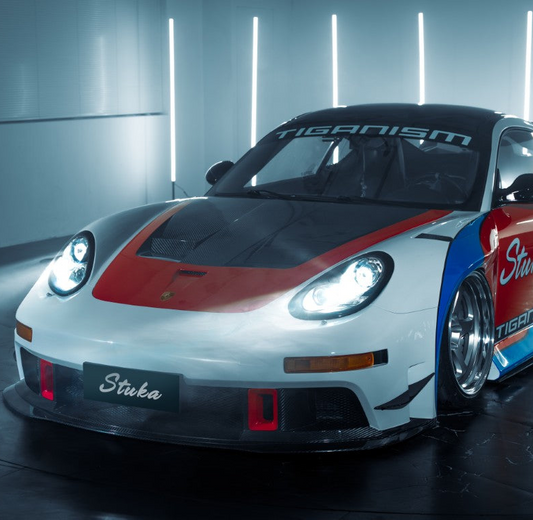 Porsche 987.1 Cayman & Boxster Base / S 2005 2006 2007 2008 & 987.2 Cayman & Boxster Base / S / R 2009 2010 2011 2012 with Aftermarket Parts - TITANISM STUKA Full Kit Carbon Fiber / FRP from Robot Craftsman