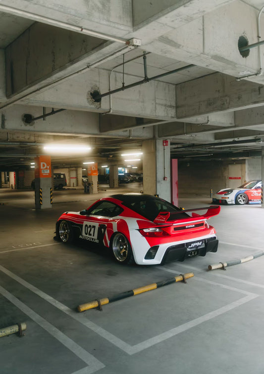 Robot Craftsman "TITANISM STUKA" Widebody Side Skirts for Porsche 987.1 987.2 Cayman & Boxster 2005-2012 Carbon Fiber/FRP