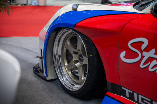 Porsche 987.1 Cayman &amp; Boxster Base / S 2005 2006 2007 2008 &amp; 987.2 Cayman &amp; Boxster Base / S / R 2009 2010 2011 2012 with Aftermarket Parts - TITANISM STUKA Front Fenders