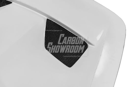 Tesla Model 3 Highland / Performance 2024-ON with Aftermarket Parts - Hacker Hood & Hood Garnish Carbon Fiber / FRP from Robot Craftsman