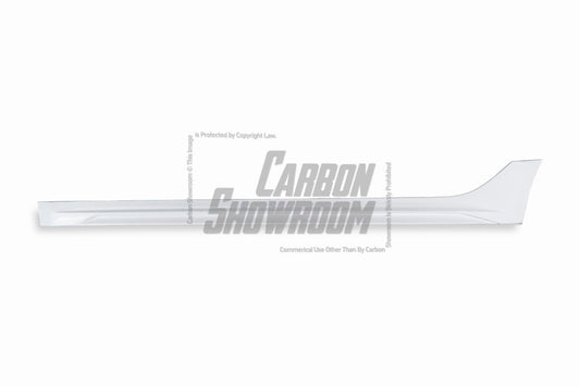Tesla Model 3 Performance Long Range Standard Base 2017 2018 2019 2020 2021 2022 2023 with Aftermarket Parts - "Hacker" Narrow Body Side Skirts Carbon Fiber / FRP from Robot Craftsman