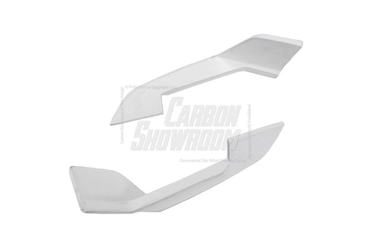 Tesla Model 3 Highland / Performance 2024-ON with Aftermarket Parts - "HACKER" Rear Quarter Side Canards Carbon Fiber / FRP from Robot Craftsman