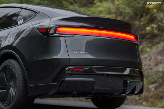 Tesla Model Y Juniper 2026-ON with Aftermarket Parts - HIDROGAI Rear Diffuser Carbon Fiber / FRP