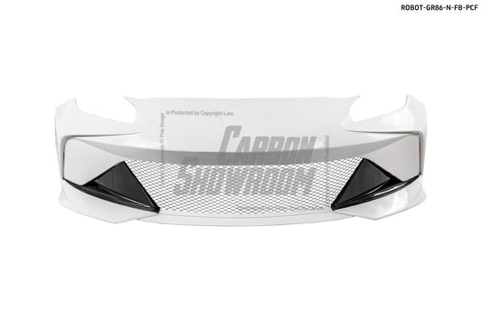 Subaru BRZ ZD8 2022 2023 2024 & Toyota GR86 ZN8 2022 2023 2024 with Aftermarket Parts - "SHINING" Narrow Body Front Bumper & Lip Carbon Fiber / FRP from Robot Craftsman