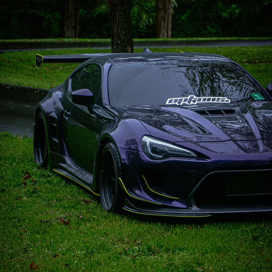 Toyota GT86 86 TRD GT SE Base ZN6 2017 2018 2019 2020 & Scion FR-S FRS ZN6 2013 2014 2015 2016 & BRZ TS Limited Premium ZN6 2013 2014 2015 2016 2017 2018 2019 2020 (compatible with ROBOT widebody kit) with Aftermarket Parts - Front Bumper & Lip Carbon Fiber / FRP from Robot Craftsman