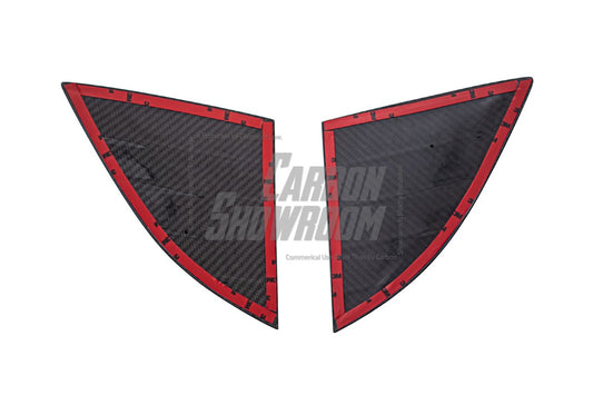 Toyota Supra MK5 A90 A91 3.0 2.0 2020 2021 2022 2023 2024 with Aftermarket Parts - Hyperion Side Window Louver Trim Carbon Fiber / FRP from Robot Craftsman