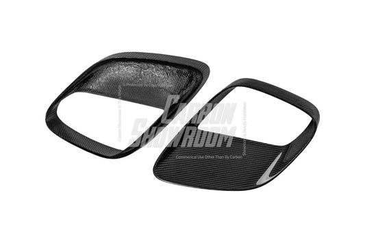 Toyota Supra MK5 A90 A91 3.0 2.0 2020 2021 2022 2023 2024 with Aftermarket Parts - Hyperion Rear Louvers & GT Wing Carbon Fiber / FRP from Robot Craftsman