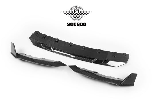 BMW 2 Series M240i 230i G42 2022 2023 2024 with Aftermarket Parts - Front Lip Pre-preg Carbon Fiber from SOOQOO USA