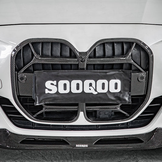 BMW 4 Series M440i 430i G22 G23 2020 2021 2022 2023 2024 with Aftermarket Parts - Front Lip Pre-preg Carbon Fiber from SOOQOO USA