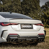 BMW 4 Series M440i 430i G22 G23 2020 2021 2022 2023 2024 with Aftermarket Parts - Rear Diffuser & Canards Pre-preg Carbon Fiber from SOOQOO USA