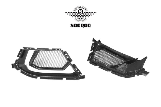 BMW M3 G80 G81 2021 2022 2023 2024 & M4 G82 G83 2021 2022 2023 2024 with Aftermarket Parts - Air Duct Replacement Pre-preg Carbon Fiber from SOOQOO USA