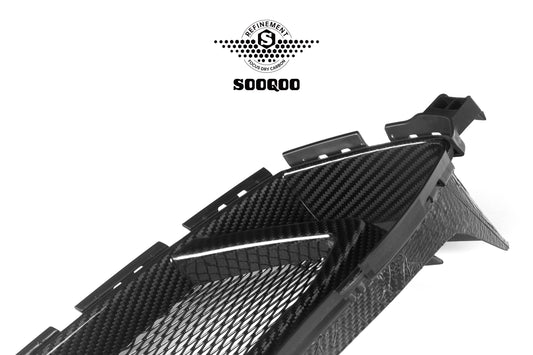 BMW M3 G80 G81 2021 2022 2023 2024 & M4 G82 G83 2021 2022 2023 2024 with Aftermarket Parts - Air Duct Replacement Pre-preg Carbon Fiber from SOOQOO USA