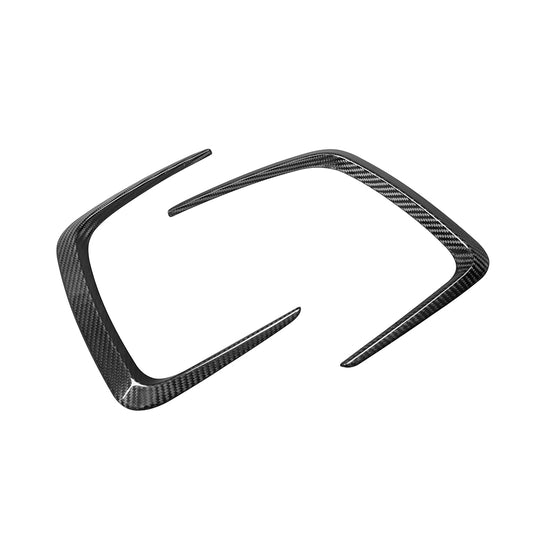 BMW M3 G80 G81 2021 2022 2023 2024 & M4 G82 G83 2021 2022 2023 2024 with Aftermarket Parts - Hood Vent X Style Trim Pre-preg Carbon Fiber from SOOQOO USA