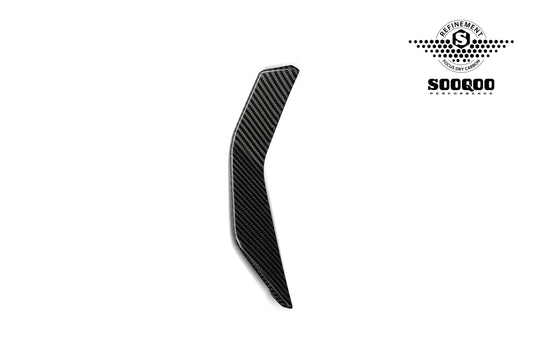 Audi RS3 8Y.5 Facelift 2025-ON with Aftermarket Parts - Front Canards Dry Pre-preg Carbon Fiber from SOOQOO USA