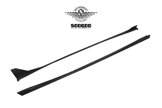 Audi RS3 8Y.5 Facelift 2025-ON with Aftermarket Parts - Side Skirts Dry Pre-preg Carbon Fiber from SOOQOO USA