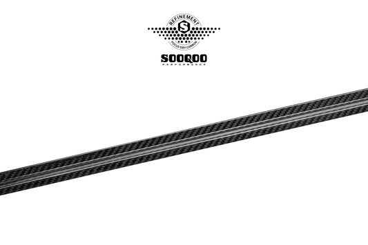 Audi RS3 8Y.5 Facelift 2025-ON with Aftermarket Parts - Side Skirts Dry Pre-preg Carbon Fiber from SOOQOO USA