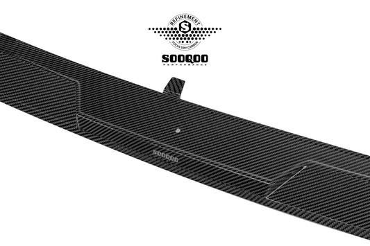 Audi RS3 8Y.5 Facelift 2025-ON with Aftermarket Parts - V1 Style Front Lip Dry Pre-preg Carbon Fiber from SOOQOO USA